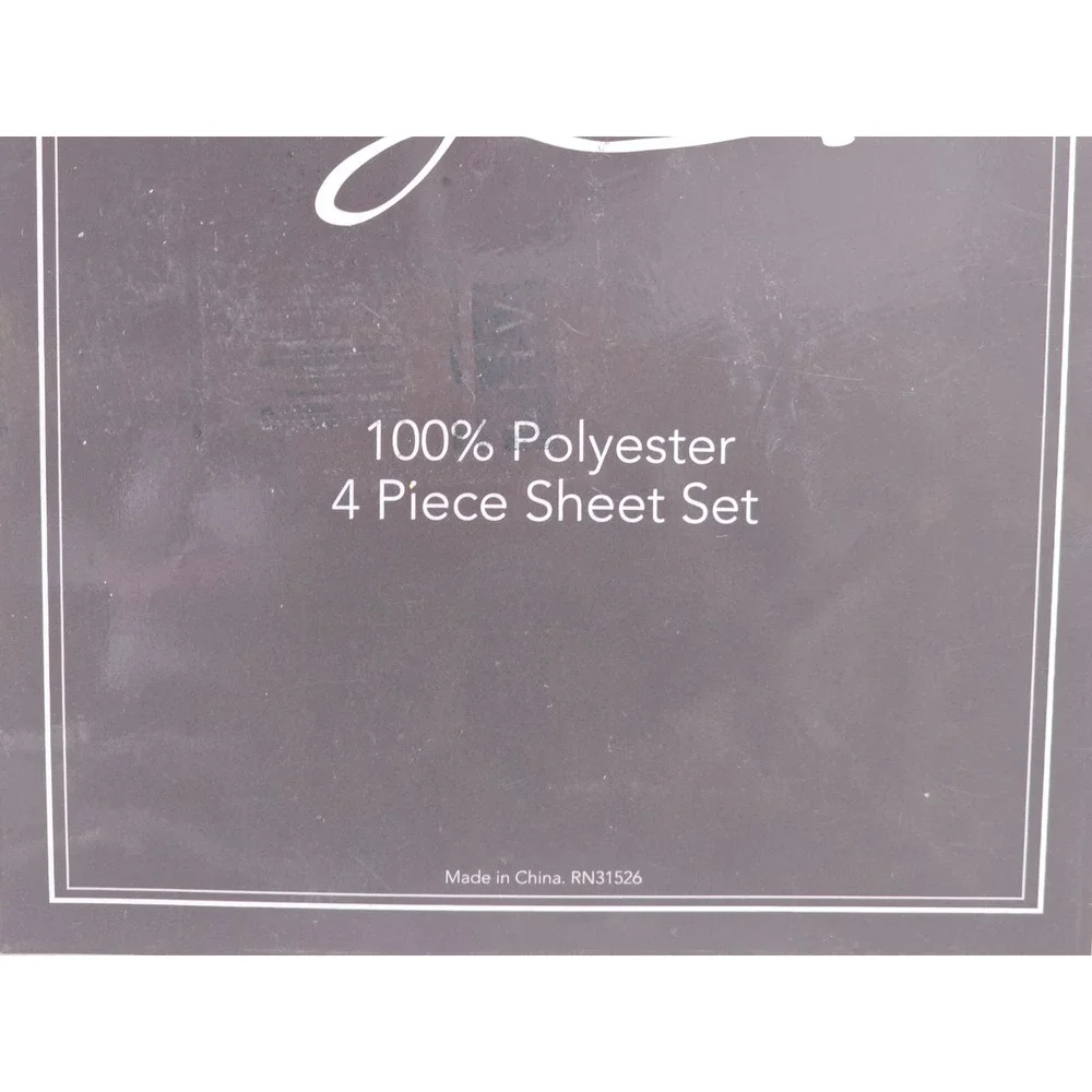 Vintage Corelle 4 Piece Full Size Sheet Set New in Package Great Color